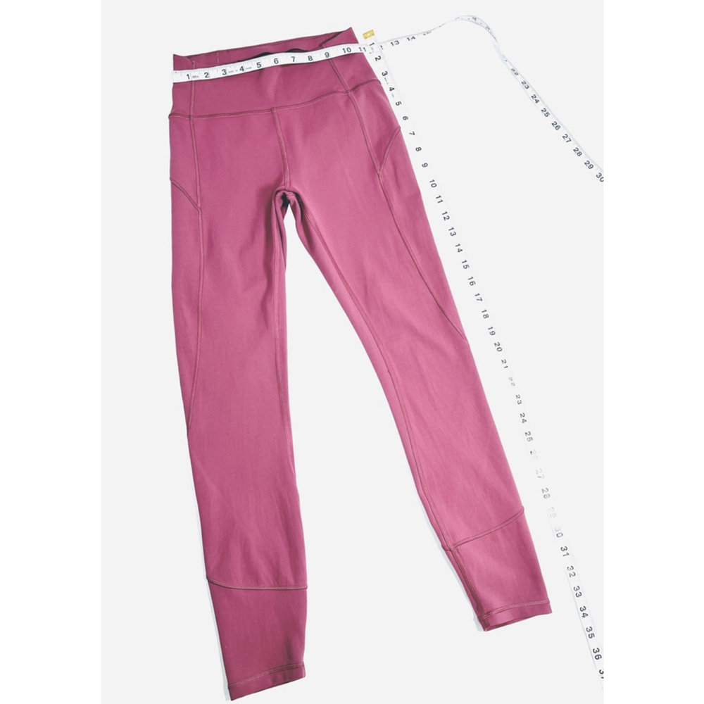Lululemon Leggings Size 4 Dusty Pink Athletic - Picture 2 of 5